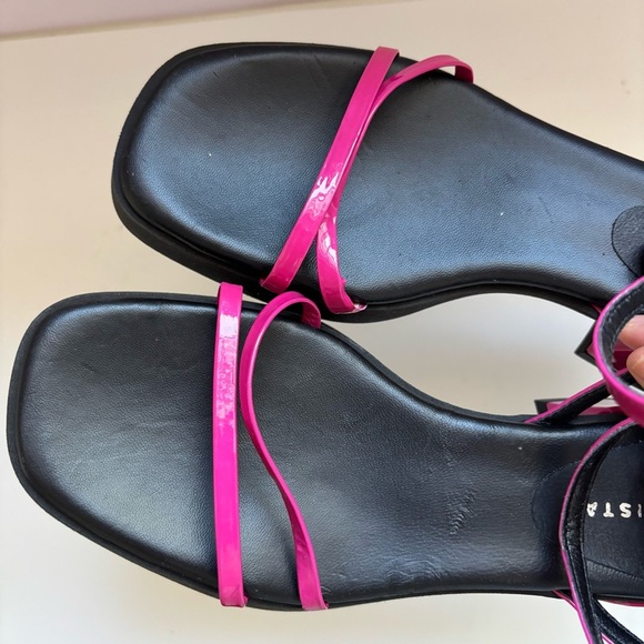 E8 By Miista Rosalyn Pink Leather Sandals Sz 38/8 - Picture 6 of 9